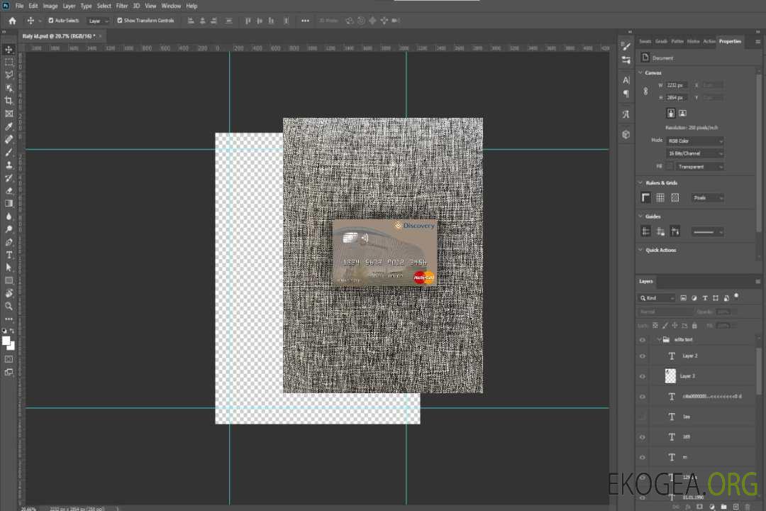 Afrique du Sud Discovery Limited mastercard photolook recto template